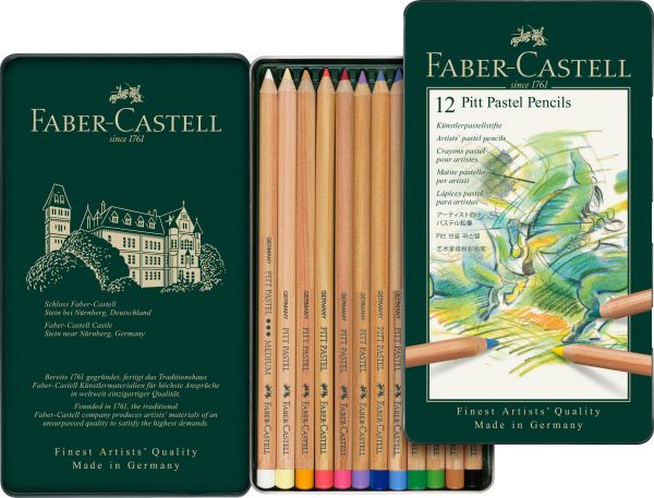 FABER-CASTELL Farbstift 112112 12er Metalletui