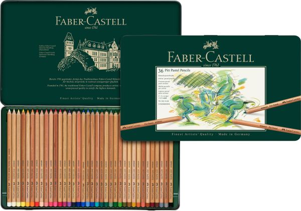 FABER-CASTELL Farbstift 112136 36er Metalletui