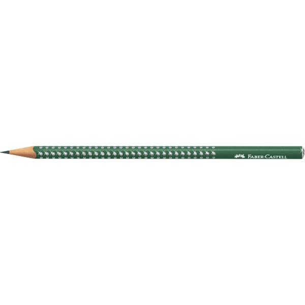 FABER-CASTELL Bleistift Sparkle B 118239 forest green