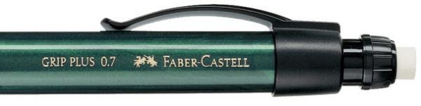 Faber-castell druckbleistift grip plus 0.7mm 130700 metallic-grün, radierer - Faber-castell-130700-4005401307006-03