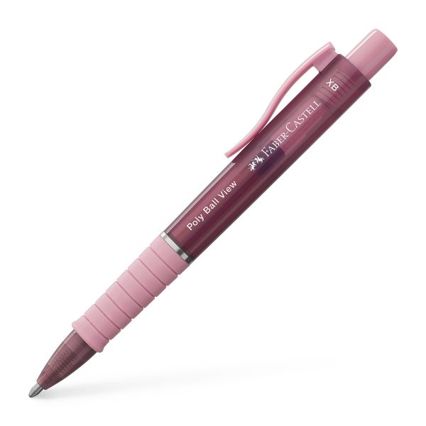 FABER-CASTELL Kugelschreiber Poly Ball View 145753 Rose shadows XB