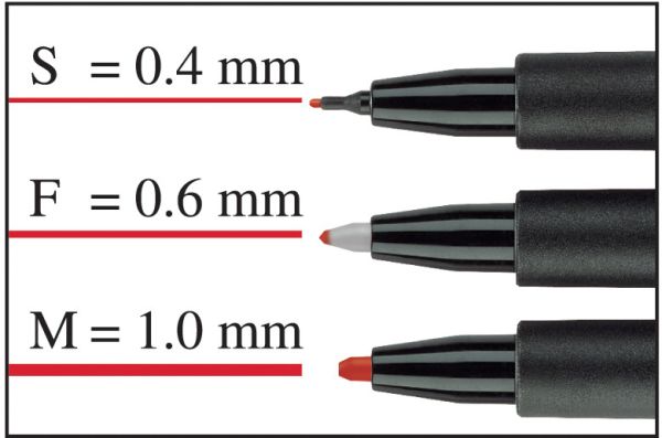 FABER-CASTELL OHP MULTIMARK S 152321 rot perm.