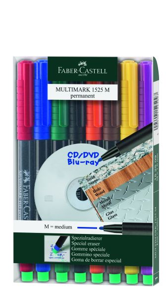 FABER-CASTELL OHP MULTIMARK perm. M 152509 8er Etui