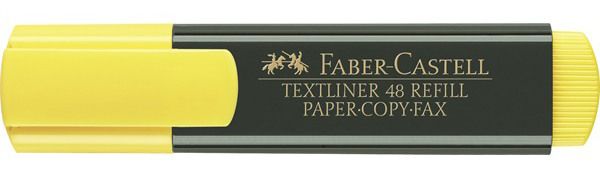 FABER-CASTELL Textmarker TL 48 1-5mm 154807 gelb