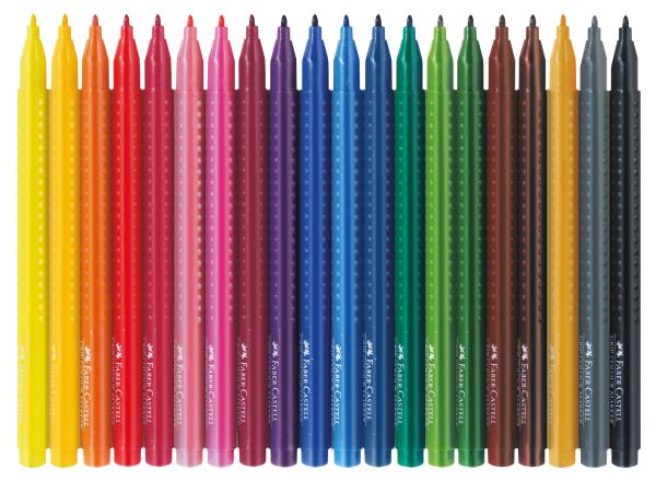 FABER-CASTELL Grip Colours 155320 20 Farben, Etui