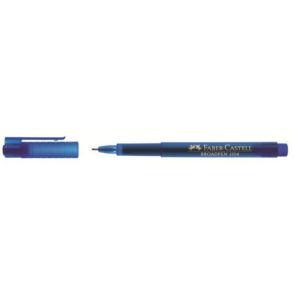 FABER-CASTELL Fineliner Broadpen 1554 0.8mm 155451 blau