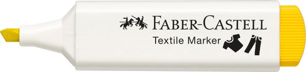 FABER-CASTELL Textilmarker 1.2-5mm 159507 gelb