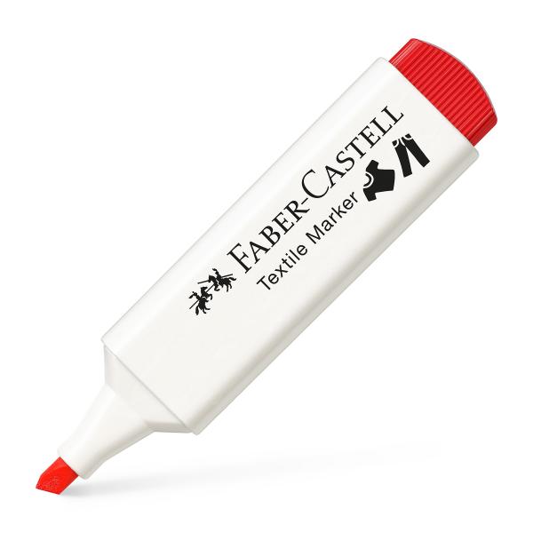 FABER-CASTELL Textilmarker 1.2-5mm 159522 rot