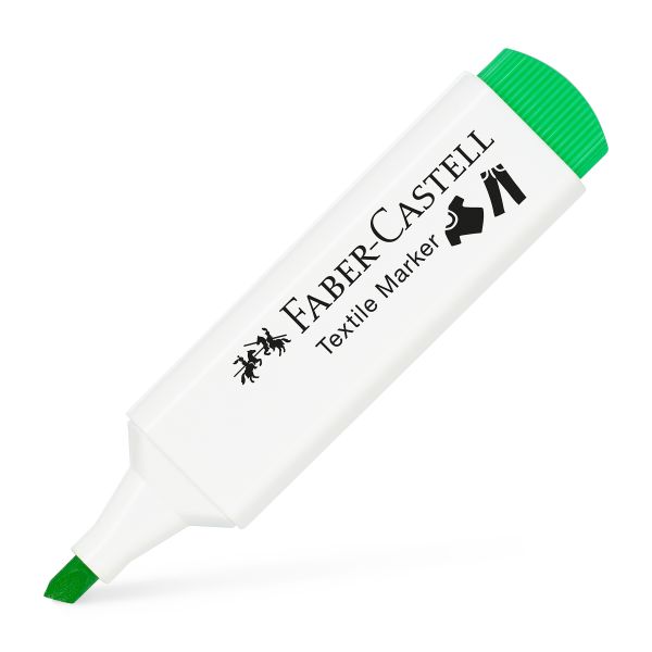 FABER-CASTELL Textilmarker 1.2-5mm 159531 neon grün