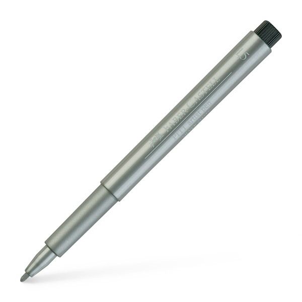 FABER-CASTELL Pitt Artist Pen 1,5mm 167351 silber