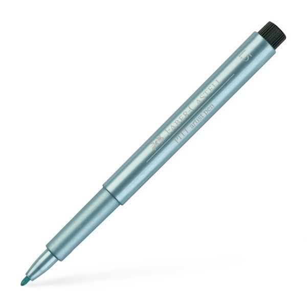 FABER-CASTELL Pitt Artist Pen 1,5mm 167392 blau-metallic