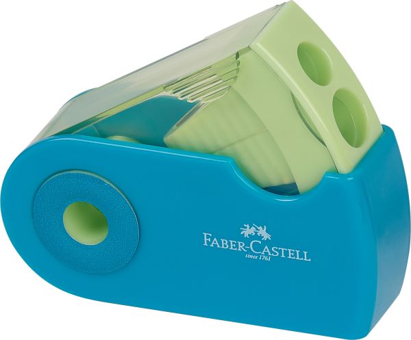 FABER-CASTELL Doppelspitzer 182704 Sleeve Trend ass. div. Farben