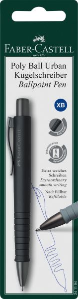 FABER-CASTELL Kugelschreiber Poly Ball XB 241153 schwarz