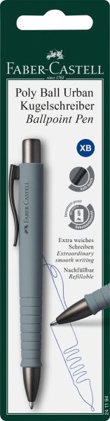 FABER-CASTELL Kugelschreiber Poly Ball XB 241188 stone grey