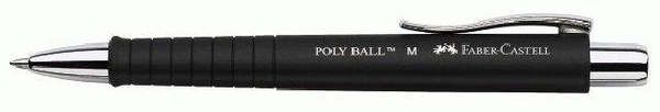 FABER-CASTELL Kugelschreiber POLY BALL 0.5mm 241199 schwarz