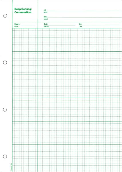 FAVORIT Konferenzblock A4 530 kariert 50 Blatt