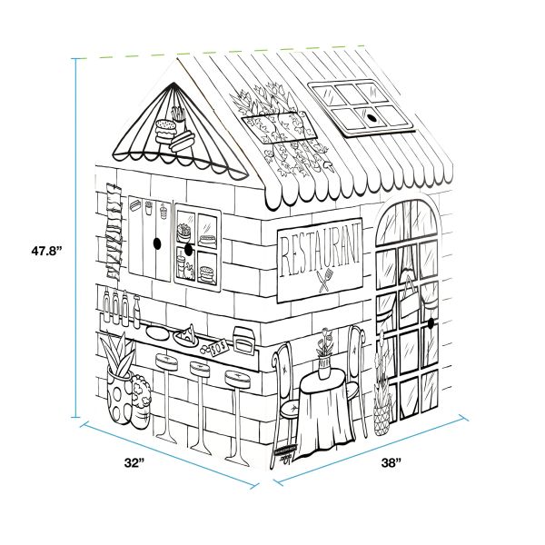 FELLOWES Spielhaus BANKERS BOX 1232501 Candy Shop 121x97x81cm