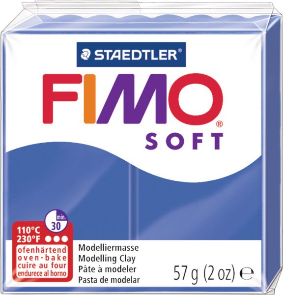 FIMO Knete Soft 57g 8020-33 blau