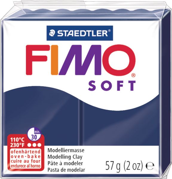 FIMO Knete Soft 57g 8020-35 blau