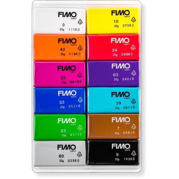 FIMO Modelliermasse Soft 12x25g 8023C12-1 Basic