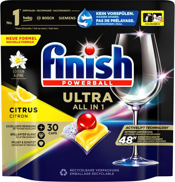 FINISH Ultra All-in-1 3247332 Citrus 30 Caps