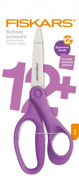 Fiskars schulschere 18cm 1067857 violett, rechtshänder - Fiskars-1067857-6424002017394