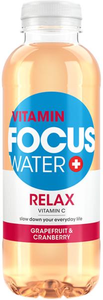 FOCUS Relax Grapefruit-Cranberry 8839 50 cl, 12 Stk.