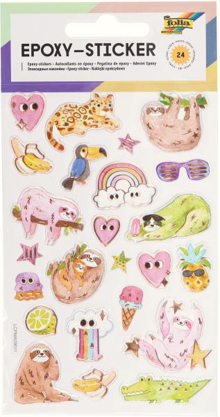 FOLIA Epoxy-Sticker 10x15cm 16301 Summer