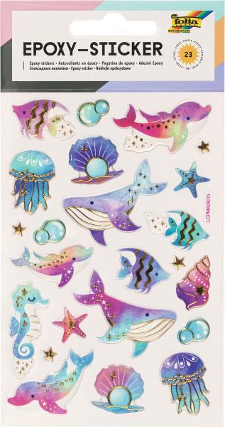 FOLIA Epoxy-Sticker 10x15cm 16302 Underwater