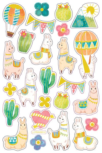 FOLIA Epoxy-Sticker 10x15cm 16303 Alpaca