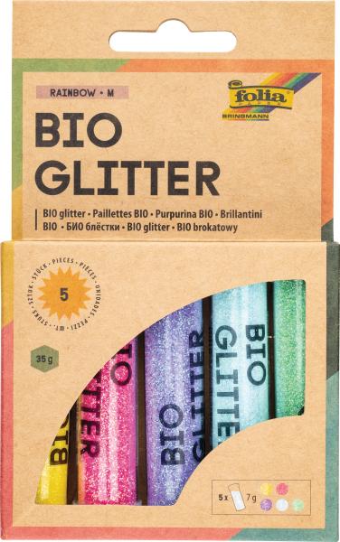 FOLIA BIO Glitzer Mix M 57812 Rainbow