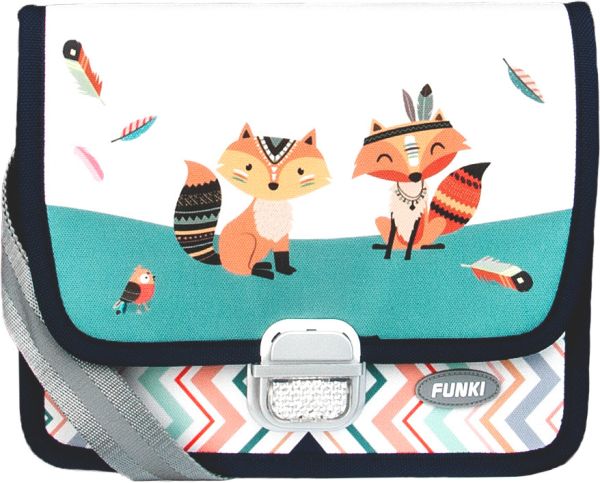 FUNKI Kindergarten-Tasche Foxes 6020.024 türkis 265x200x700mm