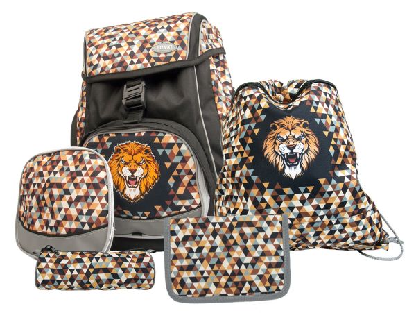 FUNKI Flexy-Bag Set 6040.604 Wild Lion, 5-teilig