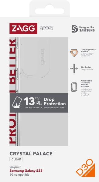 GEAR4 Crystal Palace Cases 702010919 Samsung S23,Clear