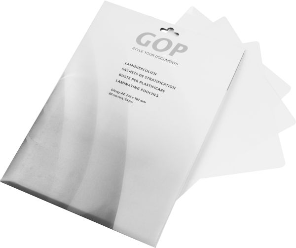 GOP Laminiertasche A4 020503 glanz, 80my 25 Stk