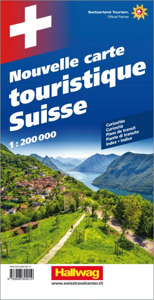 HALLWAG Neue Reisekarte 382830968 Schweiz 1:200'000