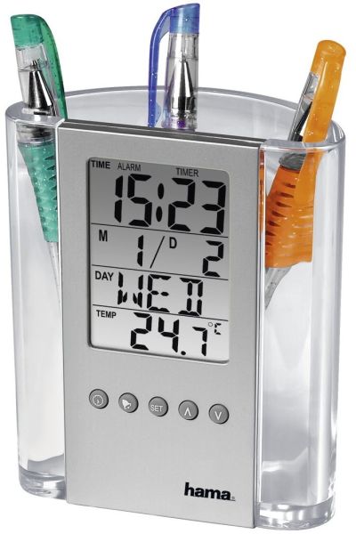 HAMA LCD-Thermometer 186356 und Stifthalter