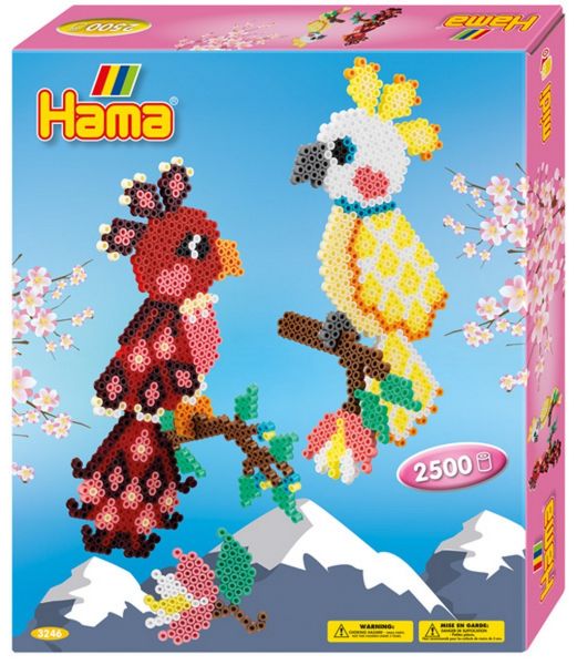 HAMA Bügelperlen Set Midi G1013246-0 Papageien