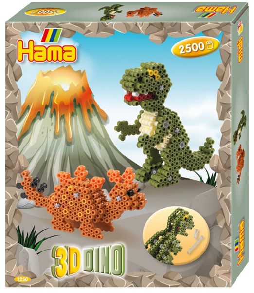 HAMA Bügelperlen Set Midi G1013250-0 3-D Dinos