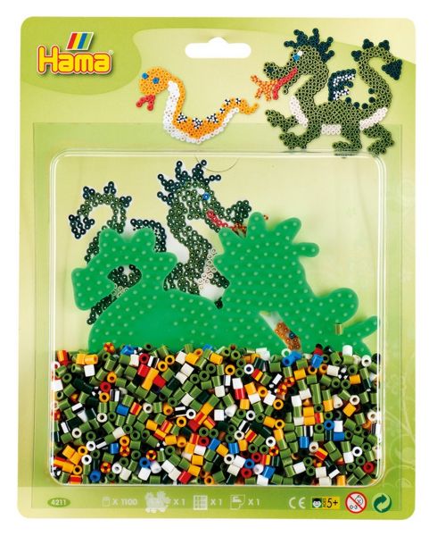 HAMA Bügelperlen Set Midi G1014211-0 Drache