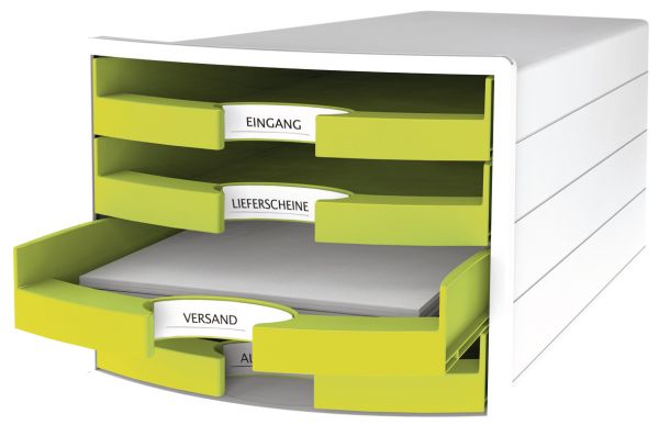 HAN Schubladenelement Impuls 1013-50 lemon 4 Fächer