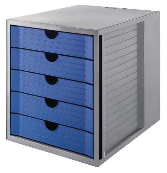 HAN Schubladenbox Karma A4/C4 14508-16 blau, 5 Schubladen