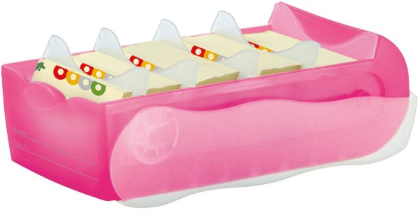 HAN Karteibox Croco 997-613 A8 pink trans. 100 Karten