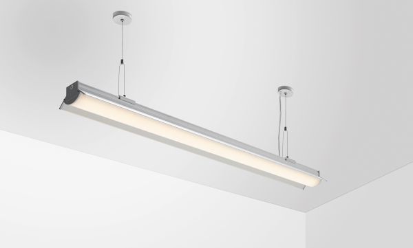 HANSA Deckenleuchte 36 W/2800 Lumen 41-5010.700 LED Alu Connect, silber