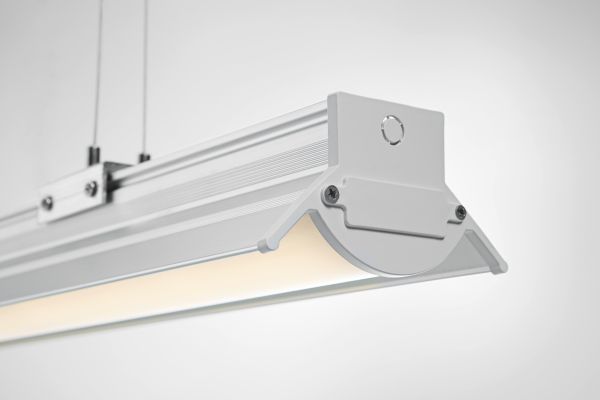 HANSA Deckenleuchte 36 W/2800 Lumen 41-5010.700 LED Alu Connect, silber