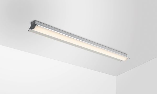 HANSA Deckenleuchte 36 W/2800 Lumen 41-5010.700 LED Alu Connect, silber