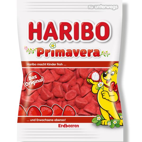 HARIBO Primavera Erdbeeren 48823 Beutel 100g