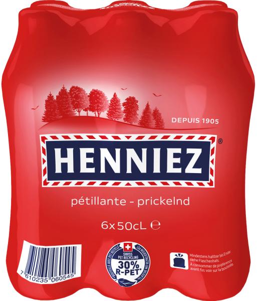 Henniez rot, mit kohlensäure, pet 129400000149 50 cl, 6 stk. - Henniez-129400000149-7610235060545-02.jpg