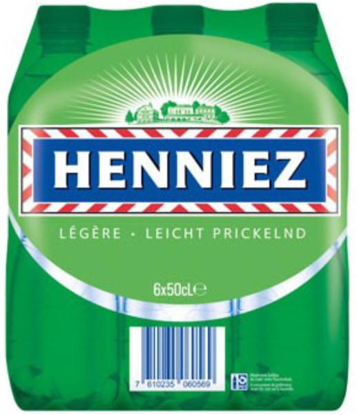 Henniez grün, wenig kohlensäure, pet 129400000151 50 cl, 6 stk. - Henniez-129400000151-7610235060569-02.jpg