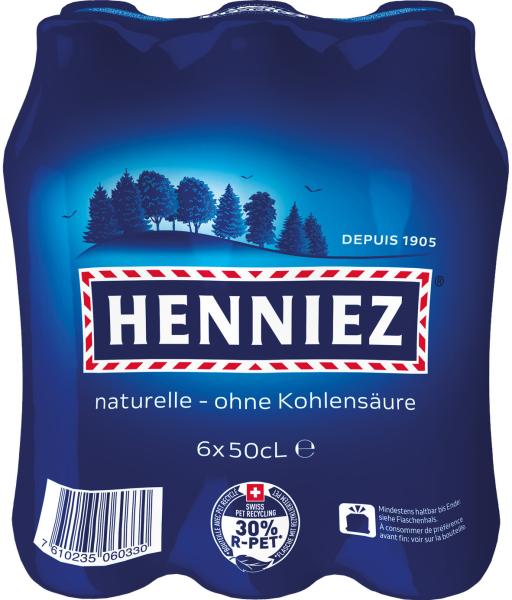 Henniez blau, ohne kohlensäure, pet 129400001252 50 cl, 6 stk. - Henniez-129400001252-7610235060330-02.jpg